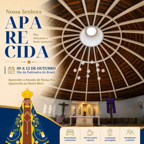 Pacotes/Feriados - Nossa Senhora Aparecida de 09 a 12 de Outubro
